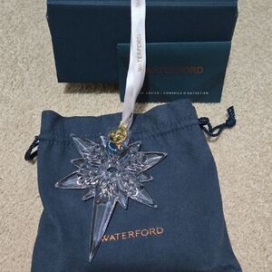 Waterford Crystal 2021 Annual Snowstar Christmas-Holiday Ornament